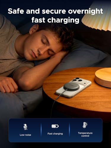 UGREEN Qi2.2 25W MagSafe-Compatible Wireless Charging Pad - color: Grey