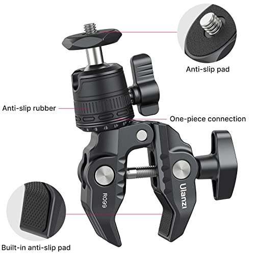 ULANZI R099 Super Clamp Camera Mount with 360° Ballhead - style: R099