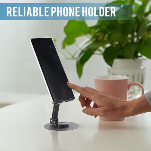 Geelin 12 Pcs Phone Stands Dual Folding Compatible with All Tablet, Grey - color: Grey
