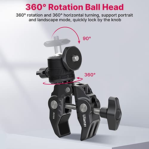 ULANZI R099 Super Clamp Camera Mount with 360° Ballhead - style: R099