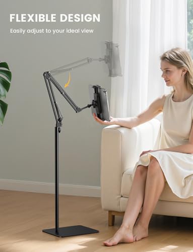 Lamicall Kindle Stand Tablet Holder 55" Height Adjust Extend Flexible Arm