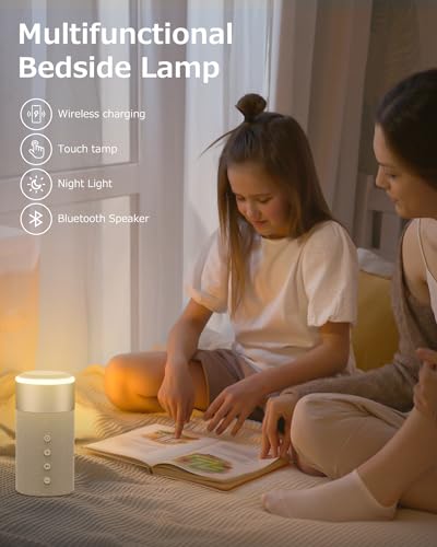 Bluetooth Speaker, Night Light, 15W Magnetic Fast Charging for Apple - color: Yellow