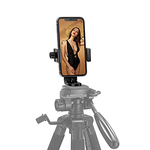 Phone Tripod Mount Adapter, Universal Tripod Cell Phone Holder