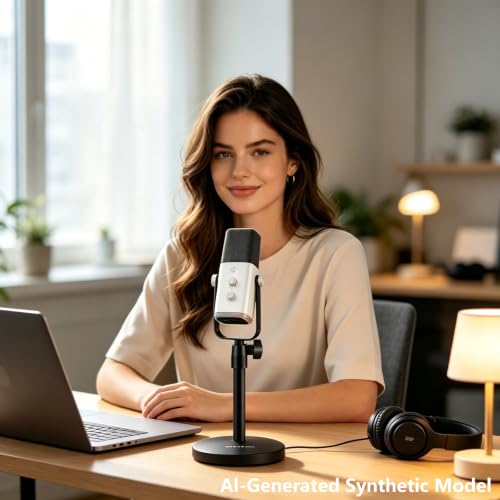 BILIONE 3 in 1 Desktop Microphone Stand, Height Adjustable Table Mic Stand - size: 101S