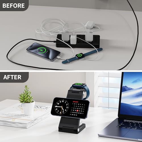 RYND 2026 Traveling Wireless Mag-Safe Fast Charging Station - color: Light Yellow