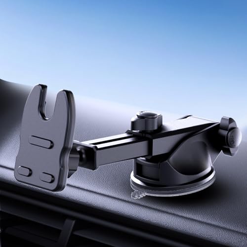Car Phone Mount for Pop Socket,Dashboard Windshield Car Phone Holder Compatible with Popsocket,Powerful Suction Cup Car Phone Mount Fits All Smartphones with Pop Grip - style: Dashboard
