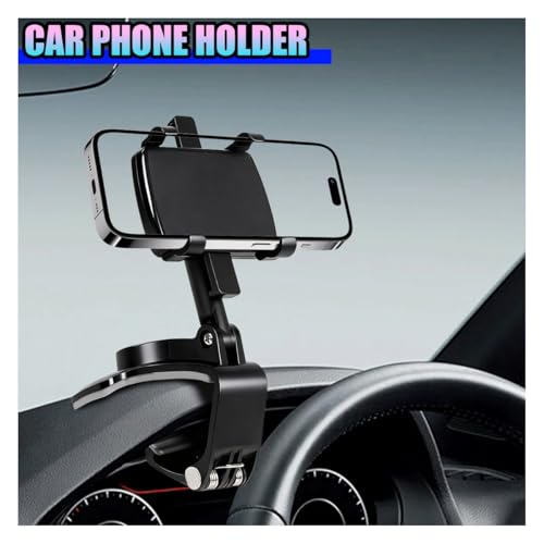 Universal Car Phone Holder Mount, 360 Degrees Rotation, ABS (1PC) - size: 1PC