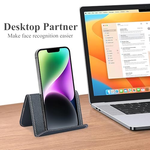 Airplane Travel Essentials for Flying Flex Flap Cell Phone Holder & Flexible Tablet Stand for Desk, Bed, Treadmill, Home & in-Flight Airplane Travel Accessories(1-Lichee Black) - color: 1-Lichee Black