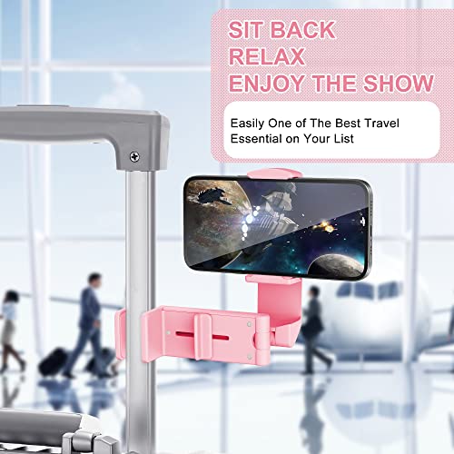 Perilogics Airplane Phone Holder Mount, Plane Travel Essentials, Pink - color: Pink