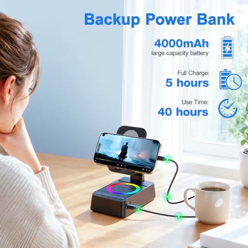TARKARI Induction Speaker, Phone Stand with Speaker, Bluetooth Speakers
