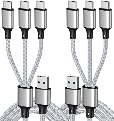 Multi Charging Cable, USB C Splitter Cable, 3 in 1 Fast Charging Cord