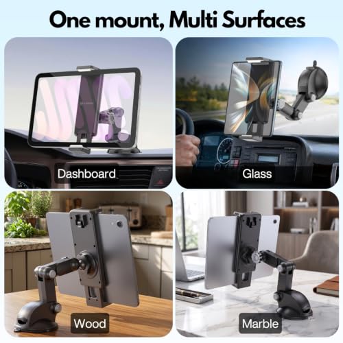 Universal Car Mount Windshield Dashboard Holder for Phone iPad Stand