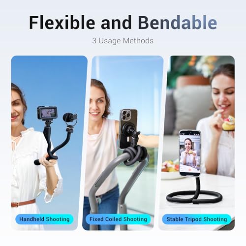 29.5'' Magnetic Flexible Gooseneck Phone Holder for iPhone Stroller Gym