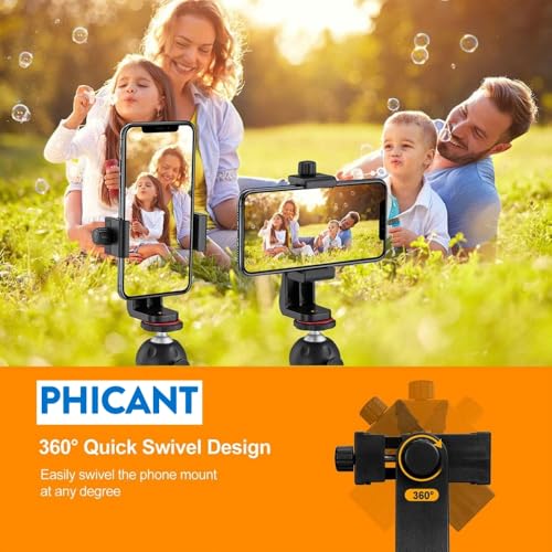Phone Tripod Mount Adapter, Universal Tripod Cell Phone Holder