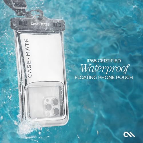 Case-Mate IP68 Waterproof Phone Pouch - Silver Chrome - color: Silver Chrome