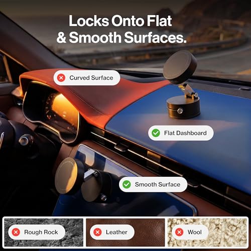 Statik HyperMount (Gen 2) Magnetic Phone Holder, for iPhone and Android - size: 1 Pack