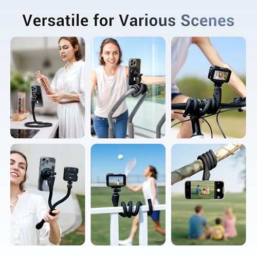 29.5'' Magnetic Flexible Gooseneck Phone Holder for iPhone Stroller Gym