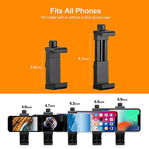 Phone Tripod Mount Adapter, Universal Tripod Cell Phone Holder