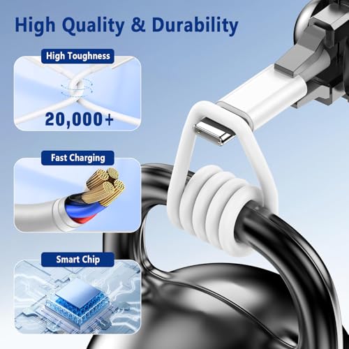 USB C to Lightning Cable 3FT [Apple MFi Certified] 2Pack - size: 3FT