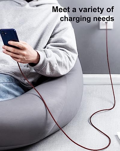 iPhone Charging Cable [Apple MFi Certified] USB Lightning Cable 10FT, 3Pack - color: Red, size: 10FT, style: USB A to Lightning