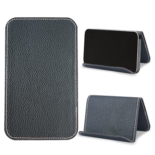 Airplane Travel Essentials for Flying Flex Flap Cell Phone Holder & Flexible Tablet Stand for Desk, Bed, Treadmill, Home & in-Flight Airplane Travel Accessories(1-Lichee Black) - color: 1-Lichee Black