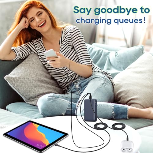 UCEC USB C Multi Charging Cable, 3 in 1 USB-C Splitter Charging Cord