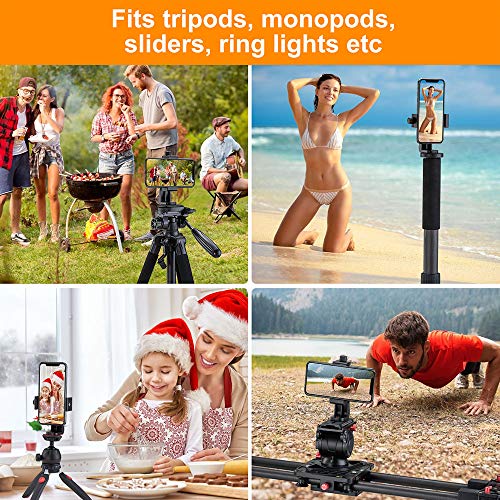 Phone Tripod Mount Adapter, Universal Tripod Cell Phone Holder