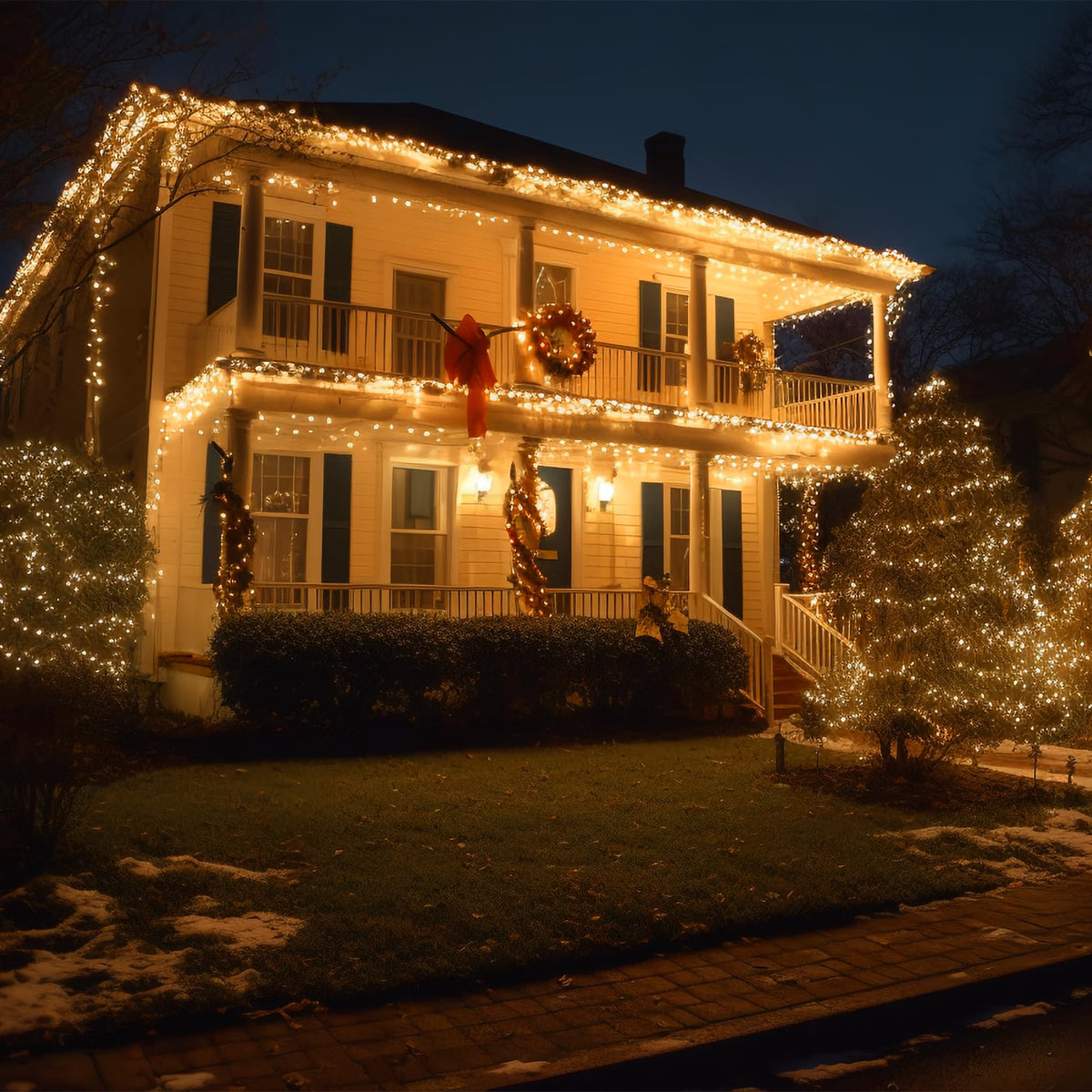 66FT 200 LED Christmas Mini Lights End-to-End Plug 8 Modes Indoor String Lights with Timer, Outdoor Indoor Twinkle Fairy Lights Christmas Tree Patio Garden Holiday Warm White