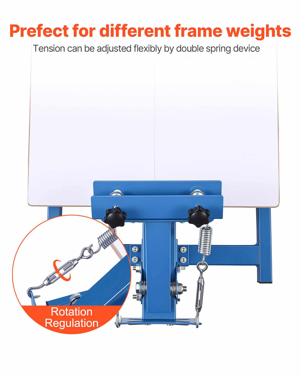 Screen Printing Machine 1 Color 1 Station Silk Screen Printing Press, 21.3 x 17.7 in Platen, Adjustable Tension, Powder-Coated Carbon Steel, for T-shirt Clothing DIY, Home and Commercial Use