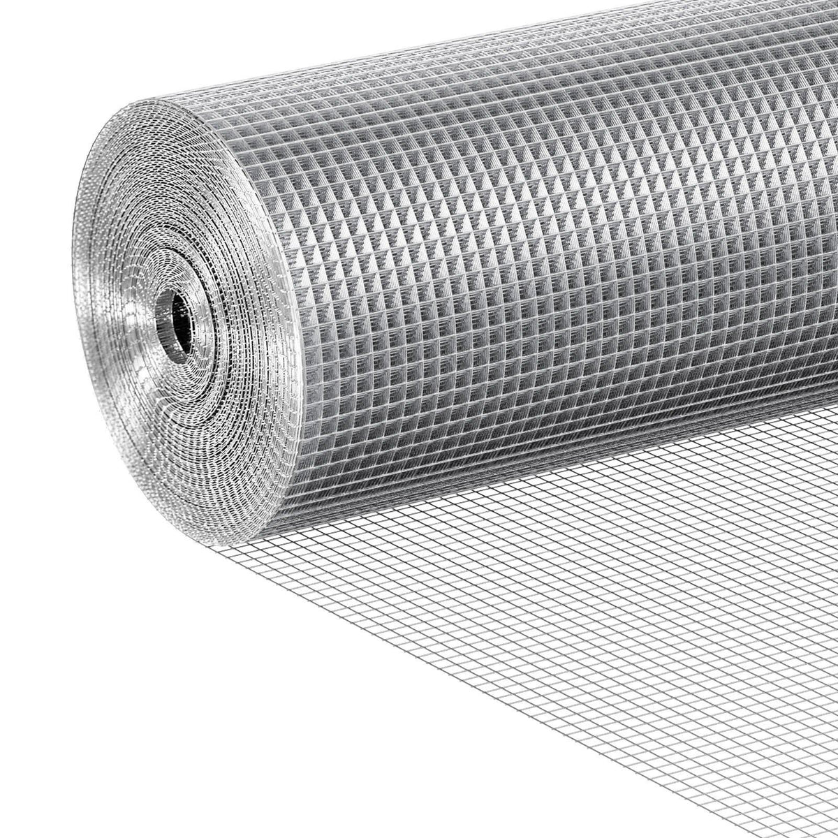 Hardware Cloth 1/4 inch 36 inch x 100 ft 23 Gauge Chicken Wire Fence, Hot-Dip Galvanized After Welding Metal Wire Mesh Roll, Garden Plant Welded Fencing Roll Supports Poultry Netting Cage Fence