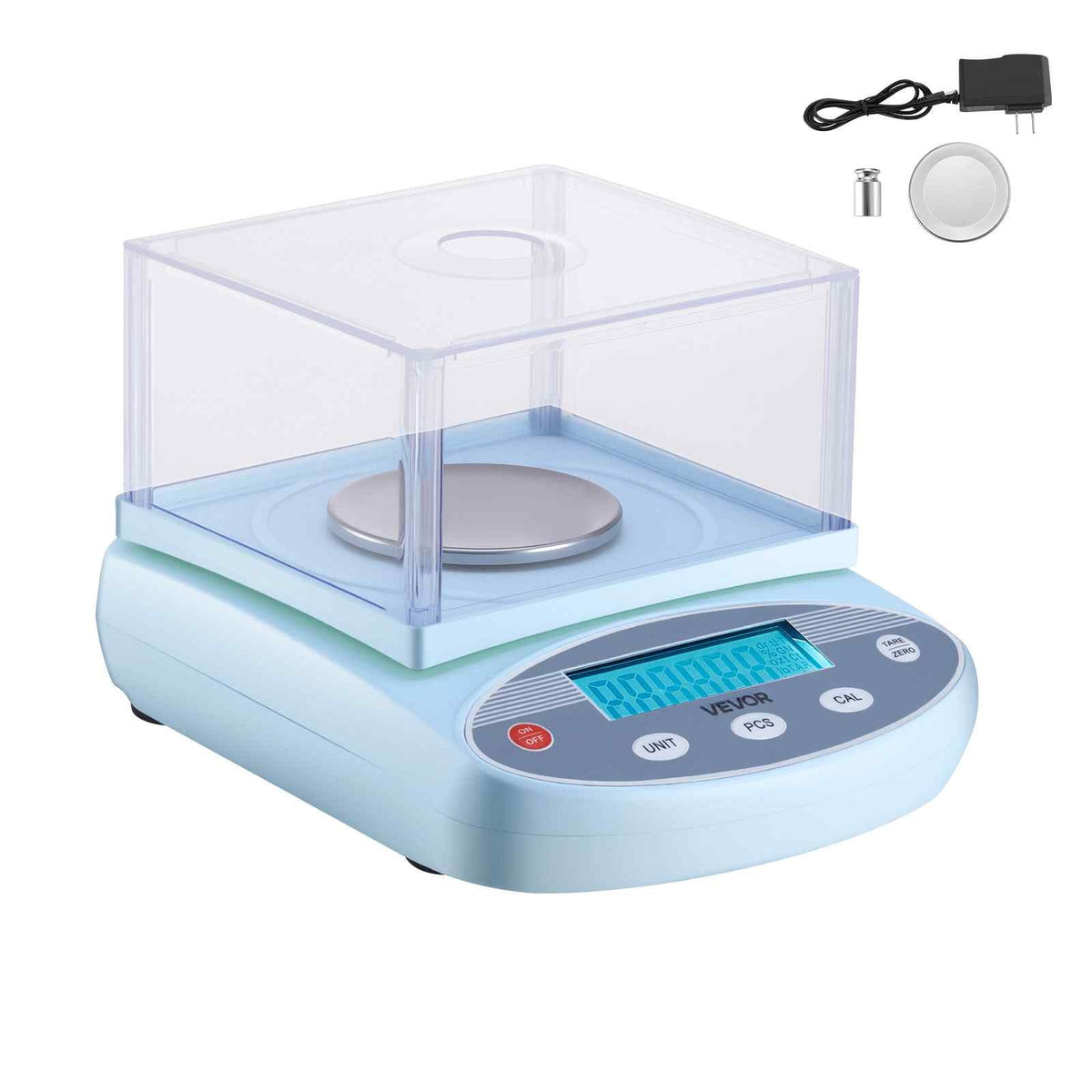 Analytical Balance, 200 g x 0.001 g, High Precision Accuracy Lab Scale, 13 Units Electronic Digital Analytical Balance with Glass Draft Shield and Weighing Pan, for Laboratory Jewelry Pharmacy