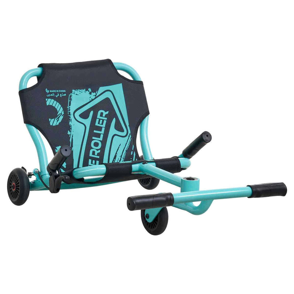 Ride on Scooter 150 lbs Swing Side-to-Side for Amazing Riding Green, for Ages 4+, Powered by Zig-Zag Motion, Ride on Toy with 3 Adjustable Length, Hand Brake, for Hard Surface Indoor & Outdoor