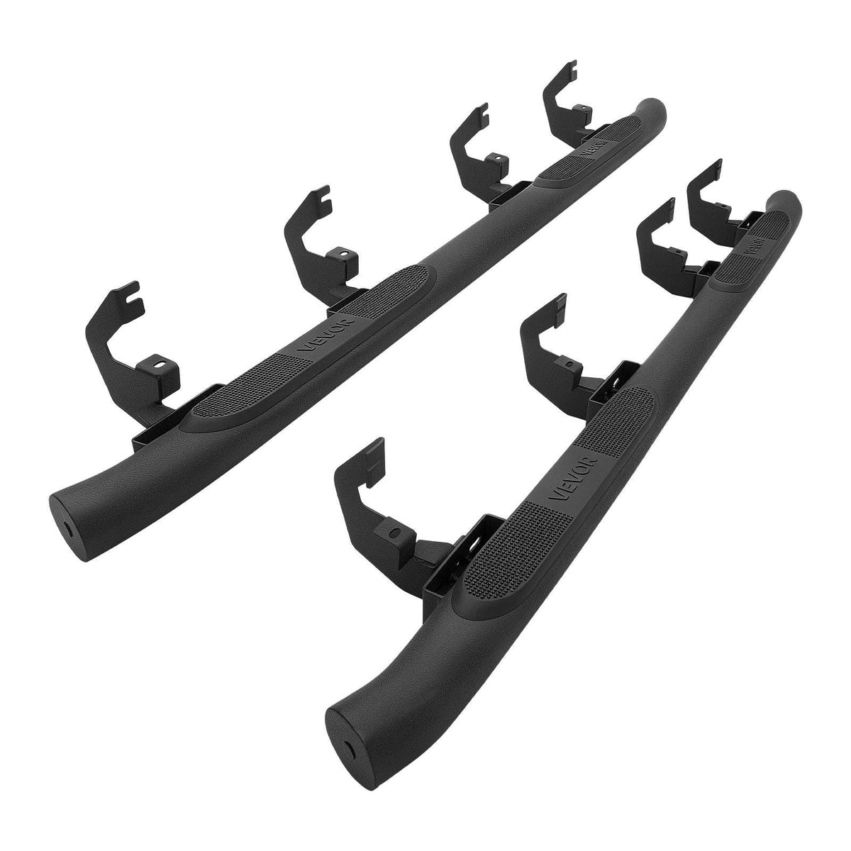 Running Boards, 3 Inches Side Steps Compatible with 2019-2025 Chevy GMC 1500/2500HD/3500HD Crew Cab, Black Carbon Steel Nerf Bars, 550 lbs Load Capacity, Non-Slip Surface with Rustproof Coating
