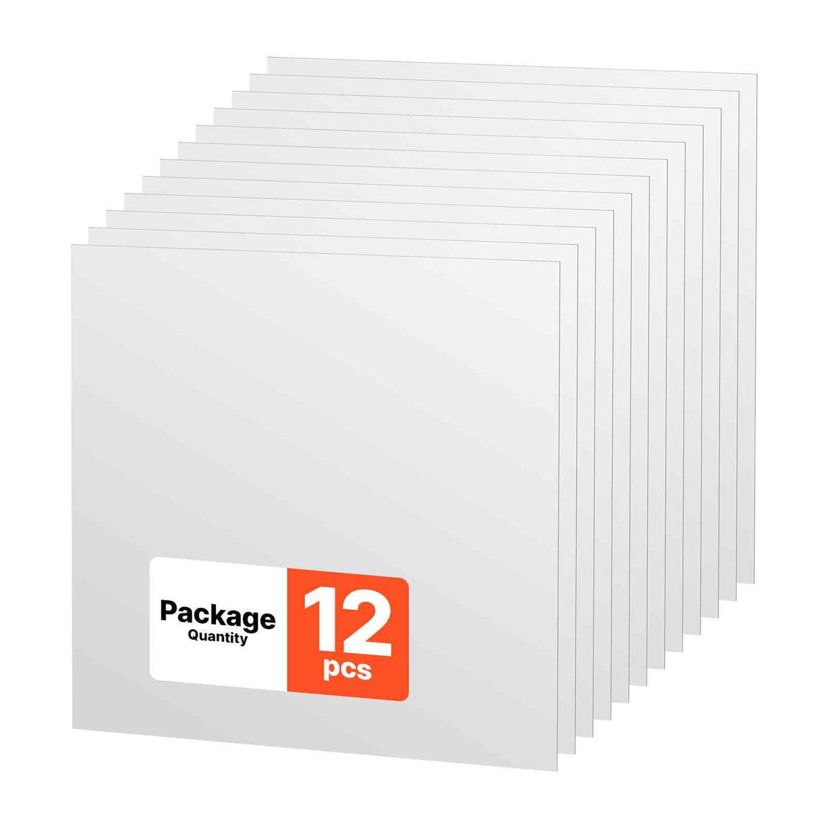 24 x 24 in PVC Ceiling Tiles 12-Pack Drop Ceiling Panels White, PVC Foam Board, Grid Fit, Water-Resistant, Flexible Cut, Easy to Clean, Modern Decorative for Home,Office,Kitchen,Living Room
