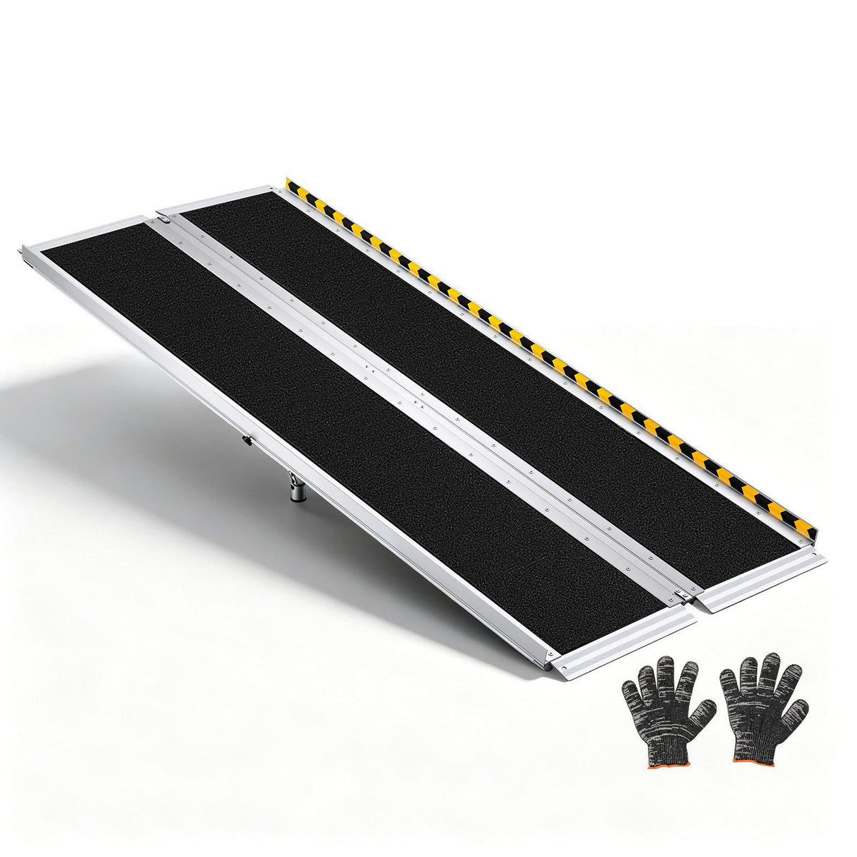 Portable Accessibility Ramp, 6FT, Non-Slip Aluminum Folding Ramp for Mobility Chair, 800 lbs Capacity, Door Threshold Ramps for Home Steps, Stairs, Entry, Threshold, Doorways, Scooter, Curbs