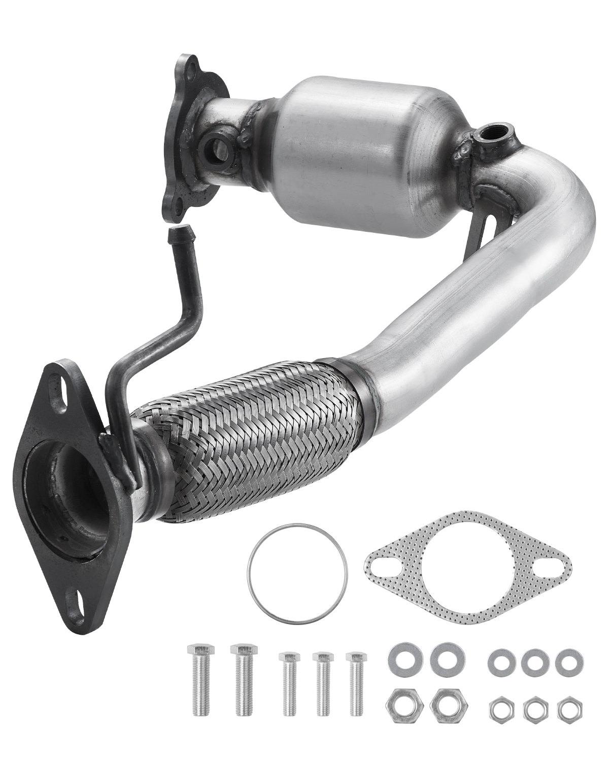 Catalytic Converter, Compatible with Chevrolet Equinox/GMC Terrain/Chevy Captiva Sport, 2.4L L4, Front, Replacement OE 16581 16796, Stainless Steel High Flow, for Exhaust Gas Purification
